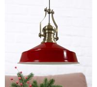 bamyum Neo-Asletl Lámpara Ø41 cm E27 Lámpara Colgante de Metal Para Todas las Habitaciones Café Hotel Restaurante Decoración Estilo - Rojo