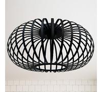 bamyum Vertigo Cage Lámpara de techo Ø40 cm Metal Lámpara de techo Accesorio de iluminación Mid Century Modern Lámpara Moderna Lámparas de araña Vintage Negro