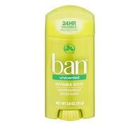 Ban Deodorant 2.6oz Invisible Solid Unscented by Ban
