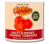ban.do Jarrón de lata de tomate de inspiración vintage, maceta decorativa de cerámica, jarrón de flores pequeño, decoración única de lata de tomate para el hogar/cocina/oficina