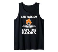 Ban Fascism Save The Books Hands Off Resist Fascism is Bad Camiseta sin Mangas