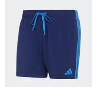 adidas Hombre 3 Stripes Swim 5 Inch Swimwear, Dark Blue/Bright Blue, S