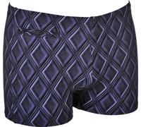 Bañador Arena para hombre bañador Rhombus Short, negro, D6 UK/USA36
