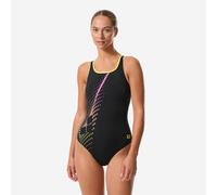 Bañador Arena Swimpro Graphic Negro-Amarillo 40