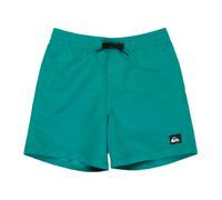 Quiksilver Everyday Solid Volley YTH 14 Pantalones Cortos, Verde Azulado, 128 para Niños