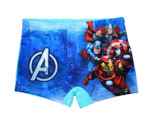 Bañador Boxer Avengers Azul Claro - 7/8 Años Regabilia