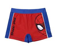 Bañador Bóxer de Spiderman para Niño - Rojo y Azul - Talla 6 Años - Tejido de Secado Rápido - Bañador con Cintura Elástica - Estampado de Spiderman - Producto Original Diseñado en España