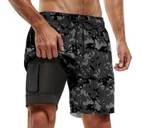 BañAdor Boxer Hombre Piscina - BañAdor Informal De Camuflaje De Verano para Hombre con Doble Capa Y Bolsillos InterioresBañAdor Retro Hombre