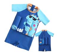 Bañador con Flotación para Niños Pequeños - Traje De Baño Flotante Infantil con Elementos De Flotación para Bebé - Chaleco Flotante Antisalpicaduras De Secado Rápido para Natación Y Entrenamiento
