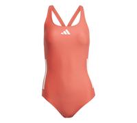 Bañador de Natación adidas 3S Bld Mujer Rojo/Blanco 34