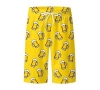 Bañador Cuadros Hombre Deportivo Neopreno Amarillo Entrenar Vaquera Rápido Fosforito Boton Liso Masculino Temporada Española Suelta 2023 Calza Punto Bolsas Viejos Procer
