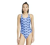 Bañador de 1 pieza con espalda en V Mujer Talla 40. Color Azul
