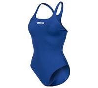 Arena Solid Swim Pro Team Bañador de Una Pieza para Mujer, Bañador de Secado Rápido, Bañador Deportivo con Tejido Arena MaxLife Eco, Resistencia al Cloro y Protección UPF 50+ UV
