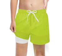 Bañador de Moda para niños, de un Color, con Forro de compresión y elástico Ropa Invierno 3