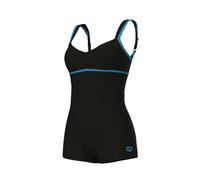 ARENA Bañador con short piscina Maxfit éco W Venus. Color negro/azul