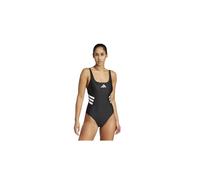 Bañador de natación adidas 3bandas uback suit mujer negro/blanco 34