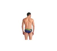 Bañador de natación arena bright glare hombre azul marino/lima 38