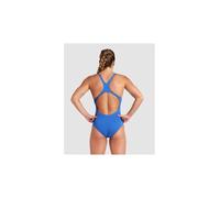 Bañador de natación arena team swimsuit mujer azul/blanco 44