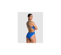 Bañador de natación arena team swimsuit mujer royal/blanco 40