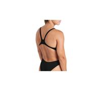 Bañador de natación arena team swimsuit swim mujer black/white 40