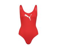 Bañador de natación PUMA Swim monopieza para mujer, Ropa, Rojo, XS