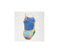 Bañador de natación speedo allover digital v-back mujer azul/cora 34