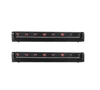 Bañador de Pared, 2 luces LED RGBW de 8 x 12 W con cabezal móvil, estuche de vuelo for DJ, discotecas, fiestas navideñas, clubes nocturnos, KVT y baile.