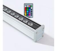LEDKIA LIGHTING Bañador de Pared LED RGB 18W IP65 50cm Enlazable WALL WASHER RGB