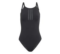 adidas Donna ICONISEA Ribbed Padded Thin Straps Swimsuit, Aurora Coffee, 38