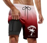 Bañador de Verano 2025 para Hombre Secado Rápido Traje Baño Surf Piscina Natación Fitness, Deporte Running Shorts con Cordón Confort en días calurosos