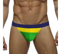 Bañador Deportivo Masculino de Tiro para Natación en Playa y Piscina con Tecnología Transpirable y Secado Rápido (Green, XXL)