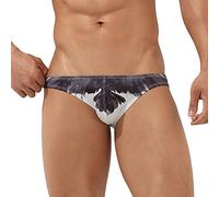 Bañador deportivo moderno para hombre con diseño de impresión dinámica, transpirable, ropa de playa para ocio activo, Blanco, M