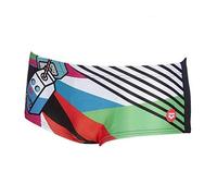 Arena Bañador Minishort Crazy Milkshake Low Waist Short, Hombre, Black/Turquoise, 95