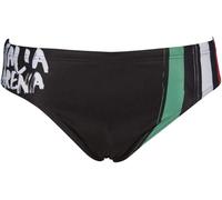 Bañador hombre Arena Slips bañador CARTA BANDERA Italia, negro, D5 F85