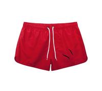 Bañador Hombre Estilo Retro 80s 90s Secado Rápido, Verano Casual Holgado Cintura Elástica Bolsillos para Viaje Vacaciones Surf Playa