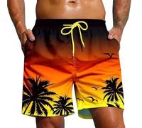 Bañador Hombre Natación Bermuda Bañadores Surf Piscina Traje de Baño Surferos Playa Bermudas Verano Secado Rápido Trajes de Baño Talla Grande Pantalón Corto Swimwear Forro de Malla Hawaianos