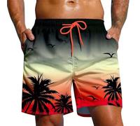 Bañador Hombre Natación Bermuda Bañadores Surf Piscina Traje de Baño Surferos Playa Bermudas Verano Secado Rápido Trajes de Baño Talla Grande Pantalón Corto Swimwear Forro de Malla Hawaianos