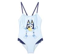 Bañador Infantil de Bluey - Color Azul - Talla 5 Años - Bañador Niña Fabricado en 85% Poliéster y 15% Elastano de 210 gsm - Tejido de Secado Rápido - Producto Original Diseñado en España