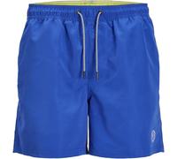 Jack & Jones Jpstfiji Jjswim Solid Sn Ly Bañador corto, Hombre, Azul/Detalle: Liso, S
