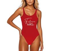 Bañador Lettering Moda Playero Vacaciones Piscina Verano Mujer
