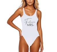 Bañador Lettering Moda Playero Vacaciones Piscina Verano Mujer