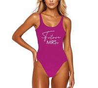 Bañador Lettering Moda Playero Vacaciones Piscina Verano Mujer