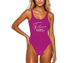 Bañador Lettering Moda Playero Vacaciones Piscina Verano Mujer