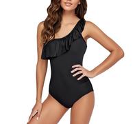 Bañador Menstrual Mujer Maillot De Bain Menstruel Femme Adolescente 1 Pieces Ventre Plat Culotte Menstruelle Flux Abondant Swimsuit Col En V Push Up Swimwear Été Piscine Sport Plage