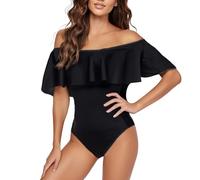 Bañador Menstrual Mujer Maillot De Bain Menstruel Femme Adolescente 1 Pieces Ventre Plat Culotte Menstruelle Flux Abondant Swimsuit Col En V Push Up Swimwear Été Piscine Sport Plage