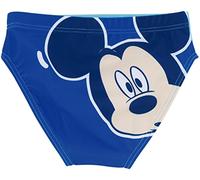 Bañador Mickey Mouse Disney para Niños | Bañador Disney Mickey Mouse para Playa o Piscina | Bañador Mickey Mouse Tipo Slip de Natación (6 años, Azul)