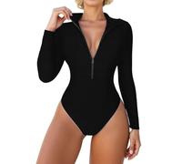 Bañador Mujer Bañadores Mujer Natacion Bañador Manga Larga Taller Ropa Talla Grande Burkini Competicion Tallas Grandes Neopreno Ory Banadores Aquagym Piscina Cintura Alta Blanco XXL Deportivos Pieces