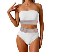 Bañador Mujer Bikinis Bikini XXL Parte Superior Bañadores Señora Amarillo Braga De Culotte Ropa Baño Fatos Banho Mulher Talla Grande Dos Piezas Sin Tirantes Pantalon Azul Reductores Barriga