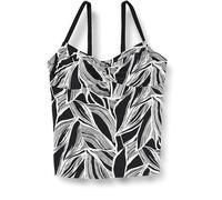Bañador mujer Firefly Lorisa Tankini parte superior bañador, negro/blanco, 36C