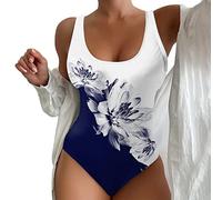 Bañador Mujer Reductores Talla Grande Traje De Baño Natación Reductor Barriga Una Pieza Secado Rápido Trajes De Baño Piscina Vientre Plano Sexy Bañador Espalda Abierta Menstrual Ropa De Baño